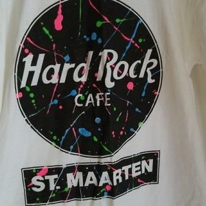 St.marten Hard Rock cafe tshirt like new lrg